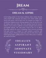 Jream personalized name meaning print in purple