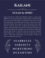 Kailani name meaning wall art by Get Your Story in navy blue