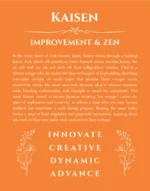 Kaisen name origin print with meaning and traits in orange