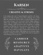 Karsen custom name meaning print in gray