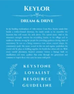 Keylor custom name print for wall display in blue