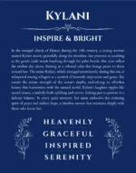 Kylani name origin print with meaning and traits in deep blue