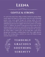 Leena custom name meaning print in purple