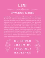 Lexi custom name print for wall display in pink
