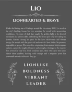 Lio name meaning gift print in gray