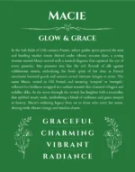 Macie name meaning wall art by Get Your Story in dark green