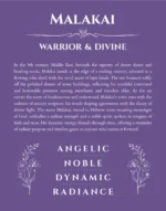 Malakai personalized name meaning print in purple