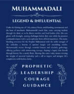 Muhammadali personalized name meaning print in deep blue