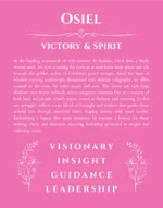 Osiel custom name meaning print in pink
