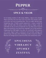 Pepper custom name meaning print in purple
