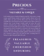 Precious name meaning wall art by Get Your Story in purple
