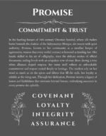 Promise name meaning wall art by Get Your Story in gray