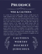 Prudence custom name print for wall display in navy blue