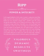 Ripp name meaning gift print in pink