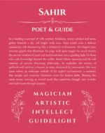 Sahir name origin print with meaning and traits in red