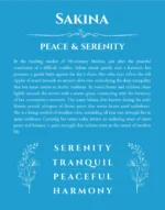Sakina name meaning wall art by Get Your Story in blue