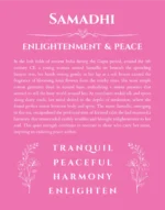 Samadhi custom name meaning print in pink
