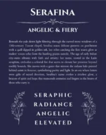 Serafina personalized name meaning print in navy blue