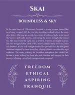 Skai custom name meaning print in purple