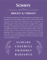 Sonny custom name print for wall display in purple