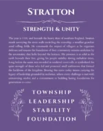 Stratton custom name print for wall display in purple