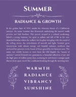 Summer personalized name print with origin and traits in purple