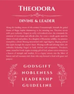 Theodora name meaning gift print in red