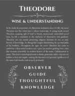 Theodore name meaning gift print in gray