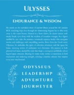 Ulysses name meaning wall art by Get Your Story in blue