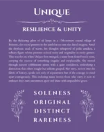Unique personalized name meaning print in purple