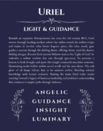 Uriel custom name meaning print in navy blue