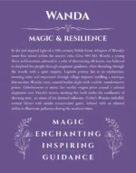 Wanda name origin print with meaning and traits in purple