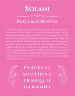Xolani personalized name art with origin story in pink