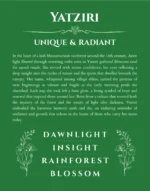 Yatziri personalized name meaning print in dark green