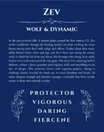 Zev custom name print for wall display in deep blue