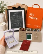 Personalized Framed Name Print & Necklace Bundle