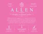 Allen last name origin and heritage in Pink