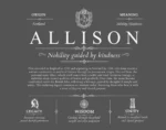 Allison surname meaning history and origin in Gray Allison surname meaning history and origin in Gray