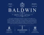 Baldwin surname heritage and history in Deep Blue