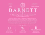 Barnett personalized family surname in Pink Barnett personalized family surname in Pink