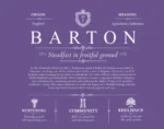Barton family name origin and history in Purple