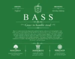 Bass last name meaning and origin in Dark Green
