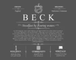 Beck surname origin and family heritage in Gray