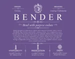 Bender surname history and family heritage in Purple