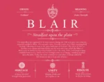Blair last name origin and heritage in Red