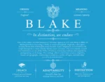 Blake family name meaning and origin in Blue