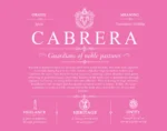 Cabrera personalized family surname in Pink