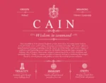 Cain family name heritage in Red Cain family name heritage in Red