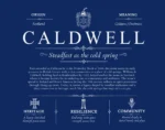 Caldwell surname history and heritage in Deep Blue