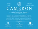 Cameron surname meaning history and origin in Blue